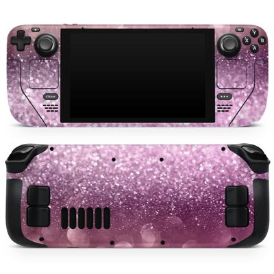Design Skinz - Compatible with Steam Deck - Skin Decal Protective Scratch-Resistant Removable Vinyl Wrap Cover - Unfocused Pink Sparkling Orbs