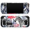 Design Skinz - Compatible with Steam Deck - Skin Decal Protective Scratch-Resistant Removable Vinyl Wrap Cover - Tropical Flamingo and Zebra Jungle view 1