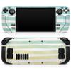 Design Skinz - Compatible with Steam Deck - Skin Decal Protective Scratch-Resistant Removable Vinyl Wrap Cover - Green Watercolor Ombre Stripes view 1