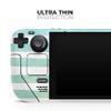 Design Skinz - Compatible with Steam Deck - Skin Decal Protective Scratch-Resistant Removable Vinyl Wrap Cover - Green Watercolor Ombre Stripes view 4