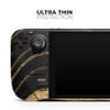 Design Skinz - Compatible with Steam Deck - Skin Decal Protective Scratch-Resistant Removable Vinyl Wrap Cover - Vivid Agate Vein Slice Foiled V9 view 4