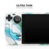 Design Skinz - Compatible with Steam Deck - Skin Decal Protective Scratch-Resistant Removable Vinyl Wrap Cover - Feathery Watercolor view 4