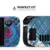 Design Skinz - Compatible with Steam Deck - Skin Decal Protective Scratch-Resistant Removable Vinyl Wrap Cover - Blue Peacock view 2
