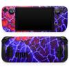 Design Skinz - Compatible with Steam Deck - Skin Decal Protective Scratch-Resistant Removable Vinyl Wrap Cover - Blue Red Dragon Vein Agate view 1