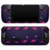 Design Skinz - Compatible with Steam Deck - Skin Decal Protective Scratch-Resistant Removable Vinyl Wrap Cover - Tropical Neon Summer Flamingo view 1