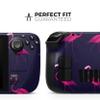 Design Skinz - Compatible with Steam Deck - Skin Decal Protective Scratch-Resistant Removable Vinyl Wrap Cover - Tropical Neon Summer Flamingo view 2