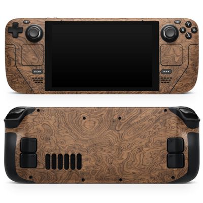 Design Skinz - Compatible with Steam Deck - Skin Decal Protective Scratch-Resistant Removable Vinyl Wrap Cover - Luxury Natural Wood V6