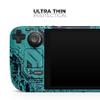 Design Skinz - Compatible with Steam Deck - Skin Decal Protective Scratch-Resistant Removable Vinyl Wrap Cover - Electric Circuit Board V5 view 4