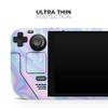 Design Skinz - Compatible with Steam Deck - Skin Decal Protective Scratch-Resistant Removable Vinyl Wrap Cover - Iridescent Dahlia v1 view 4