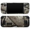 Design Skinz - Compatible with Steam Deck - Skin Decal Protective Scratch-Resistant Removable Vinyl Wrap Cover - Bolted Steal Plates V2 view 1