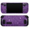 Design Skinz - Compatible with Steam Deck - Skin Decal Protective Scratch-Resistant Removable Vinyl Wrap Cover - Sparkling Purple Ultra Metallic Glitter view 1