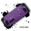Design Skinz - Compatible with Steam Deck - Skin Decal Protective Scratch-Resistant Removable Vinyl Wrap Cover - Sparkling Purple Ultra Metallic Glitter view 3