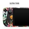 Design Skinz - Compatible with Steam Deck - Skin Decal Protective Scratch-Resistant Removable Vinyl Wrap Cover - Tropical Skull Floral view 4