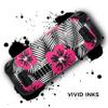 Design Skinz - Compatible with Steam Deck - Skin Decal Protective Scratch-Resistant Removable Vinyl Wrap Cover - Tropical Summer Hot Pink Floral view 3