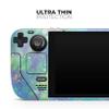 Design Skinz - Compatible with Steam Deck - Skin Decal Protective Scratch-Resistant Removable Vinyl Wrap Cover - Splattered Opal Gemstone V1 view 4