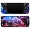 Design Skinz - Compatible with Steam Deck - Skin Decal Protective Scratch-Resistant Removable Vinyl Wrap Cover - Purple Blue and Pink Cloud Galaxy view 1