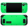 Design Skinz - Compatible with Steam Deck - Skin Decal Protective Scratch-Resistant Removable Vinyl Wrap Cover - Solid Green V2 view 1
