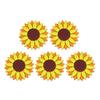 Raohui cuteRefrigeratorMagnets,Creative Mini Fridge Magnet,Nordic Home Refrigerator Magnet Message Stickers 5 (Sunflower) (Color : As Shown) view 1