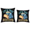 Let's Taco 'Bout Hiking Throw Pillow view 3