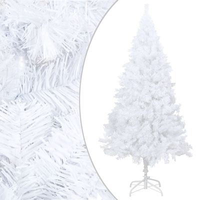 Artificial Christmas Tree,Xmas Tree,Premium PVC Material,with Stand,Lifelike Christmas Tree for Indoor Festival Celebration,with Thick Branches White 82.7" PVC