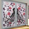 Window Privacy Film Frosted Glass Window Film Sticker Decorative Coverings Non-Adhesive Heat Anti-UV, Freehand Octopus Petal Background 17.7Wx23.6L-inch x2 Pcs view 3