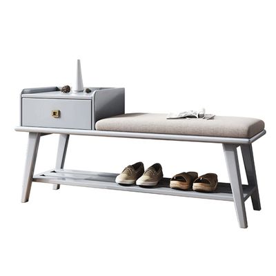 UNNS Shoe Bench Changing Shoe Stool Home Long Stool Shoe Rack with Drawer Sofa Seat Stool Suitable for Living Room Entrance Corner Corridor Entry Shoe Stool (Color : C)