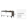 UNNS Shoe Bench Shoe Cabinet Entrance Shoe Rack Corridor Storage Bench with Cushion Shoe Stool Suitable for Living Room Dressing Room Entry Shoe Stool (Size : 90cm/35.43inch) view 3