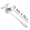 China Soup Spoons Stainless Steel Cocktail Coffee Stirring Spoon Long Handle Rose Spoon Four-piece Household Watermelon Milk Breakfast Spoon Versatile spoon (Size : Medium) view 2