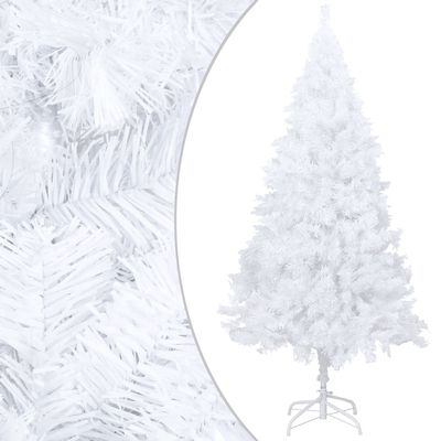 Artificial Christmas Tree,Artificial Pine,Suitable for Indoor and Outdoor,Home, Office,Shop,Party Decoration,Easy Assembly, with Thick Branches White 47.2" PVC