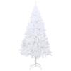 Artificial Christmas Tree,Artificial Pine,Suitable for Indoor and Outdoor,Home, Office,Shop,Party Decoration,Easy Assembly, with Thick Branches White 47.2" PVC view 2