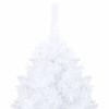 Artificial Christmas Tree,Artificial Pine,Suitable for Indoor and Outdoor,Home, Office,Shop,Party Decoration,Easy Assembly, with Thick Branches White 47.2" PVC view 3