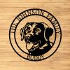 Custom Dog Metal Wall Sign - Personalized Dog Metal Wall Art - Dog Metal Wall Decor - Custom Dog Name Sign - Dog Lover Gift - Family Name Sign view 1