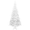Artificial Christmas Tree,Xmas Tree,Premium PVC Material,with Stand,Lifelike Christmas Tree for Indoor Festival Celebration,with LEDs&Ball Set L 94.5" White view 3