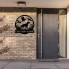 Custom Dog Metal Wall Sign - Personalized Dog Metal Wall Art - Dog Metal Wall Decor - Dog Hunter Name Sign - Custom Hunting Dog - Home Decor view 4