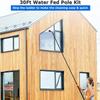 water fed pole kit window cleaning brush outdoor Window Cleaning Pole Cleaner Kit Water/Hose Pole Cleaning Brush Equipment Extendable 8m Outdoor Cleaning Tools Photovoltaic And Solar Panels view 3