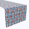 Fabric Textile Products, Inc. Table Runner, 100% Cotton, 16x72, Lobster Picnic Check view 1