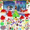 Fidget Advent Calendar for Kids, 2025 Christmas Countdown Advent Calendar 24 Days, Bubble Toy Surprise Box Christmas Advent Calendar Fidget Toys Pack, Surprise Christma Goodies for Girls Boys view 1