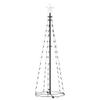 Christmas Cone Tree Warm White 84 LEDs for Home,Festival, Party, and Christmas Decoration, Indoor and Outdoor Use,19.7"x59.1" view 4