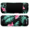 Design Skinz - Compatible with Steam Deck - Skin Decal Protective Scratch-Resistant Removable Vinyl Wrap Cover - Tropical Mint and Vivid Pink Floral view 1