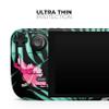 Design Skinz - Compatible with Steam Deck - Skin Decal Protective Scratch-Resistant Removable Vinyl Wrap Cover - Tropical Mint and Vivid Pink Floral view 4