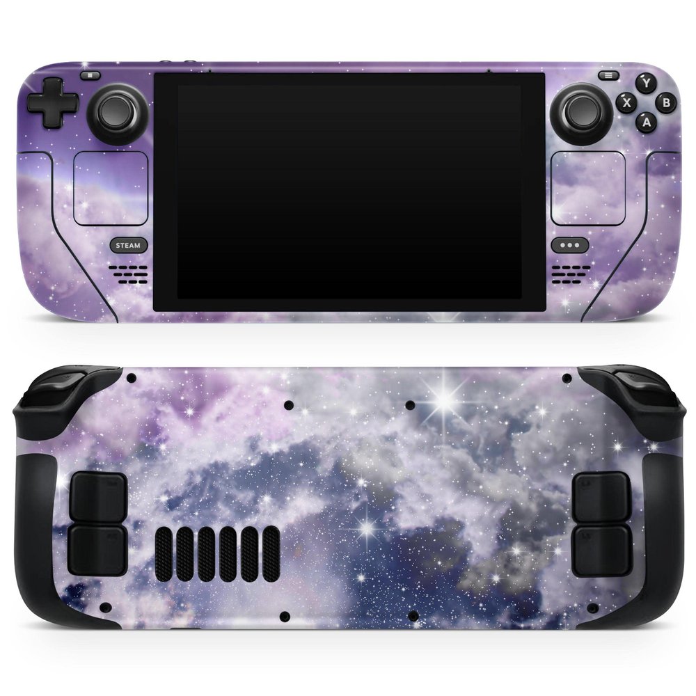 Design Skinz - Compatible with Steam Deck - Skin Decal Protective Scratch-Resistant Removable Vinyl Wrap Cover - Sparkly Space