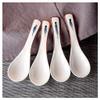 China Soup Spoons Japanese-style Ceramic Small Soup Spoon Household Breakfast Cereal Spoon Restaurant Buffet Rice Spoon Kitchen Tool Spoon Versatile spoon (Size : Medium) view 1