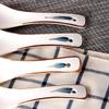China Soup Spoons Japanese-style Ceramic Small Soup Spoon Household Breakfast Cereal Spoon Restaurant Buffet Rice Spoon Kitchen Tool Spoon Versatile spoon (Size : Medium) view 3