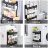 Magnetic Spice Rack for Refrigerator, Strong Magnetic Fridge Shelf, Durable Fridge Spice Rack, Multi Use Magnet Shelf for Fridge, Magnetic Fridge Organizer for Kitchen Organization view 3