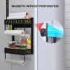Magnetic Spice Rack for Refrigerator, Strong Magnetic Fridge Shelf, Durable Fridge Spice Rack, Multi Use Magnet Shelf for Fridge, Magnetic Fridge Organizer for Kitchen Organization view 4