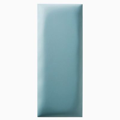 WIGING 3D Anti-Collision Wall Padding for Kids, 50x20x3cm Bedside Protective Wall Cushion, Self-Adhesive PU Waterproof Wall Sticker for Bedroom Living Room (Color : Blue, Size : 1PCS)
