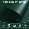 APLKER Faux Leather Placemats Set of 6, Vinyl Placemats Heat Resistant Place Mats, Waterproof Oil-Proof Wipeable Dining Table Mats and Coasters for Kitchen, Indoor, Outdoor (Deep Green) view 4