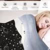 Elephant Throw Blanket for Kids - 40x50 Inches Crib Size - Soft Fluffy Cozy Blankets Gift - Grey Novelty Blanket Throws for Travel, Office view 3
