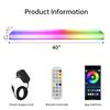 Cimcame Led Lighted Liquor Bottle Display Shelf 40 Inch with Remote&APP Control Floating Wall-Mounted Illuminated Marquee Lighting Shelves for Home Commercial Bar view 2