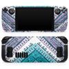 Design Skinz - Compatible with Steam Deck - Skin Decal Protective Scratch-Resistant Removable Vinyl Wrap Cover - Ethnic Aztec Blue and Pink Point view 1